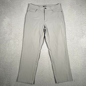 VRST Pants Mens 31x27 Gray Commuter Tech Slim Fit Casual Preppy Pockets‎ Logo